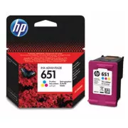 HP 651 (C2P11AE#BHK) - kartuša, color (barvna)